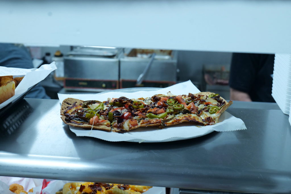 Flat bread and side dishes